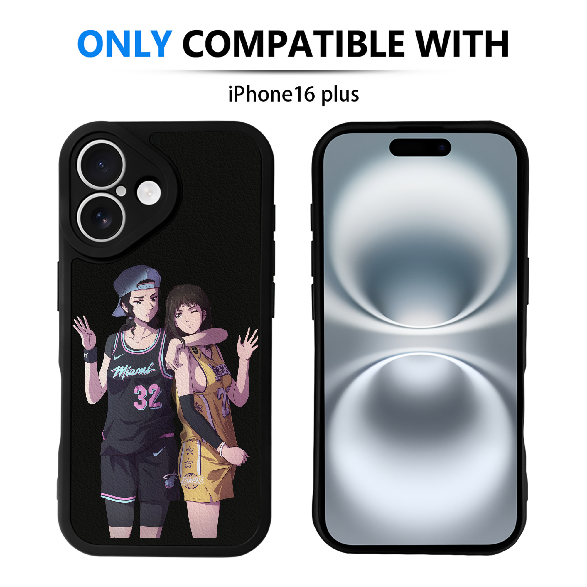 （画像用） SLAM DUNK／スラムダンク 【iPhone 16シリーズ対応】シリコンスマホケース（レザー調） 材質：シリコン